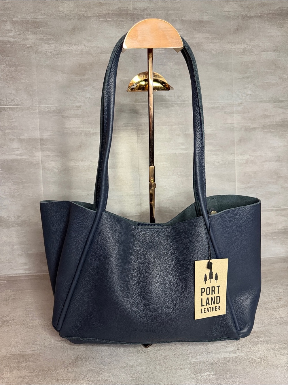 Portland Leather- Verona Tote- night owl